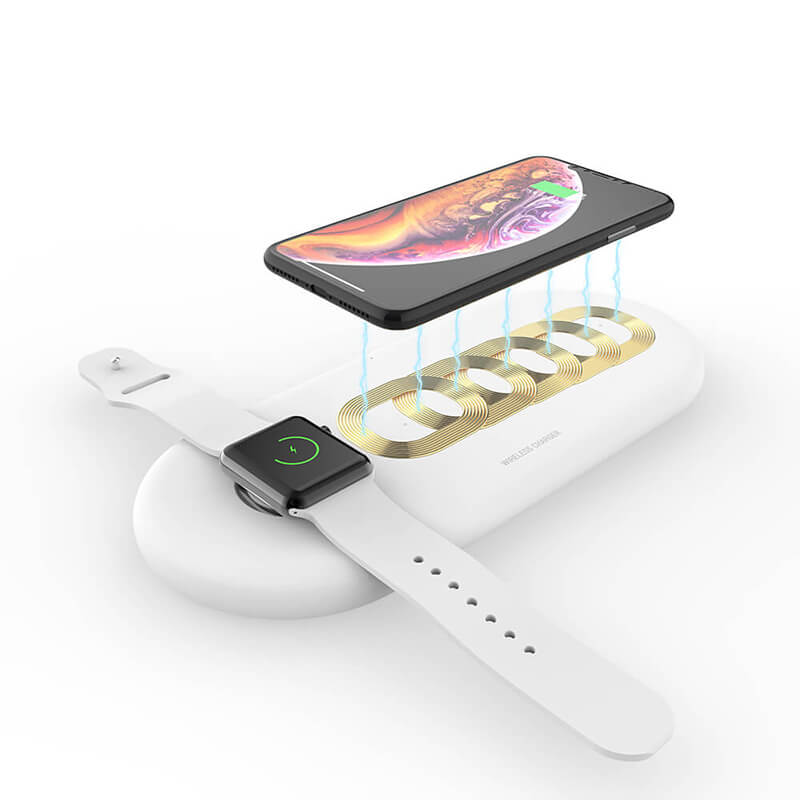 Estación de carga inalámbrica 3 en 1 (para iPhone, Airpods y Apple Watch)